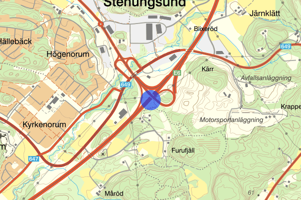 Stenungsundsmotet 13 juli 18.48, Trafikolycka, Stenungsund