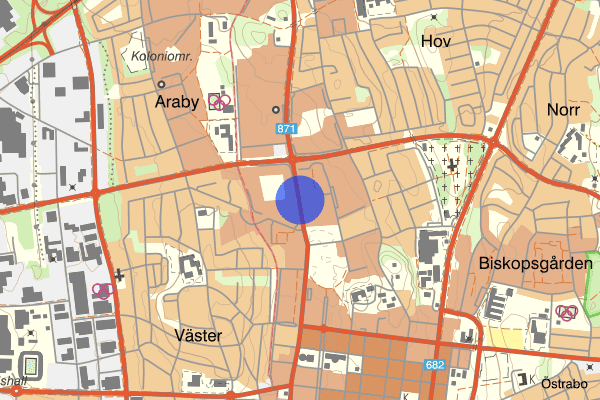 Liedbergsgatan 16 juli 01.33, Misshandel, Växjö