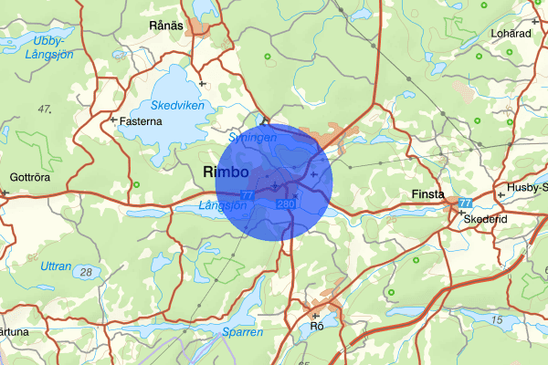 Rimbo 16 juli 20.18, Trafikolycka, personskada, Norrtälje