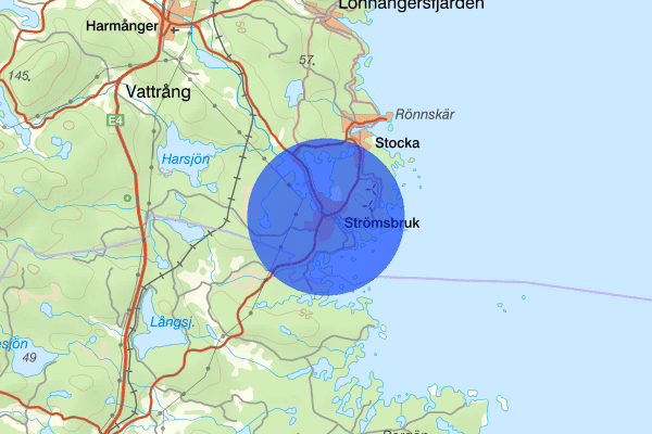 Strömsbruk 17 juli 04.49, Trafikolycka, personskada, Hudiksvall