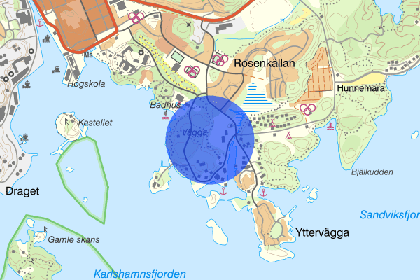 Saltsjöbadsvägen 16 juli 23.06, Våld/hot mot tjänsteman, Karlshamn