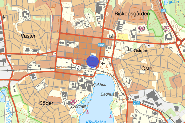 Sandgärdsgatan 18 juli 02.56, Misshandel, Växjö