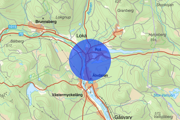 Holen 18 juli 11.07, Brand, Älvdalen