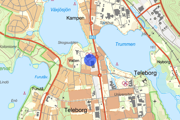 Skogsuddevägen 19 juli 02.56, Rån, Växjö