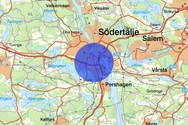 Saltskog 19 juli 09.27, Trafikolycka, Södertälje