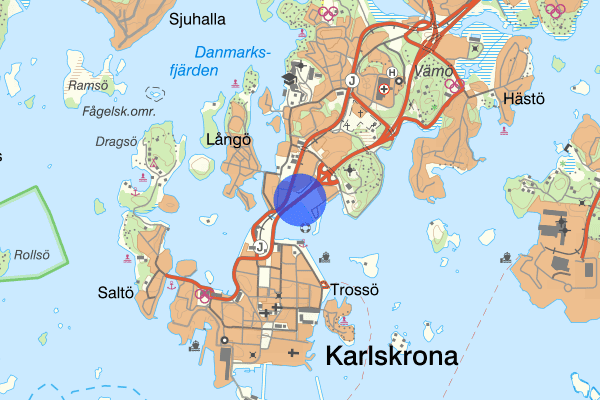 Österleden 20 juli 01.05, Rattfylleri, Karlskrona