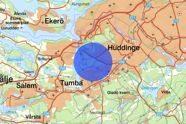 Loviseberg 20 juli 06.40, Stöld, Huddinge