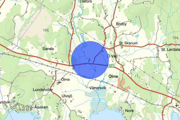 Landa 20 juli 11.13, Trafikolycka, Kristinehamn
