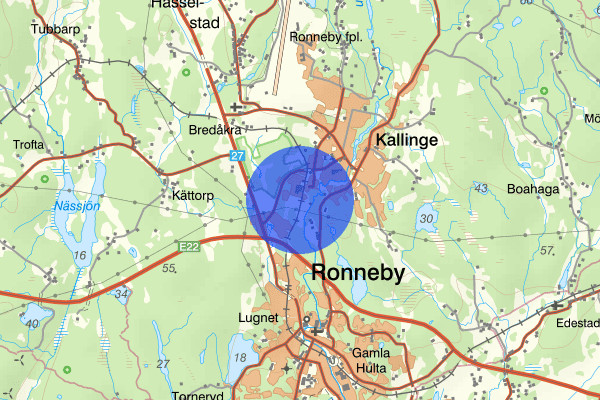 Djupafors 21 juli 01.39, Häleri, Ronneby