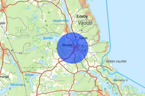 Älmsta 21 juli 00.45, Stöld, Norrtälje