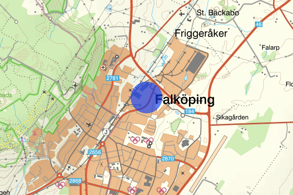 Brogärdesgatan 21 juli 18.38, Trafikolycka, Falköping