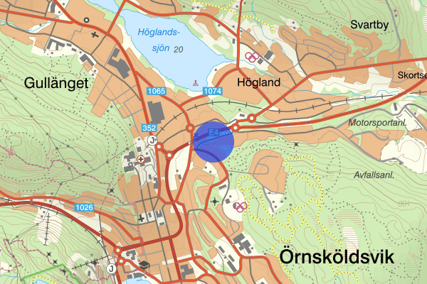 Hästmarksvägen 22 juli 08.33, Trafikkontroll, Örnsköldsvik