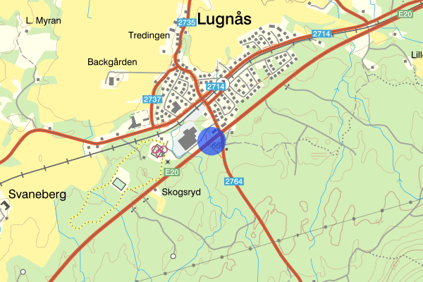 Lugnås väg E20 22 juli 16.01, Trafikolycka, Mariestad