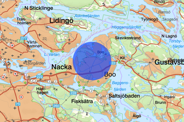 Orminge 22 juli 16.23, Trafikbrott, Nacka
