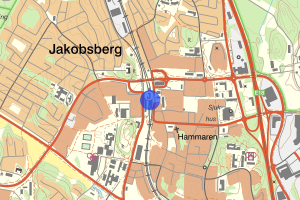 Jakobsberg 23 juli 22.03, Misshandel, Järfälla