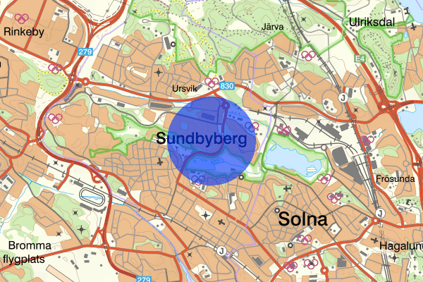 Hallonbergen 23 juli 23.03, Misshandel, Sundbyberg