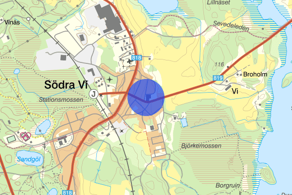 Djursdalavägen 27 juli 18.00, Trafikolycka, Vimmerby