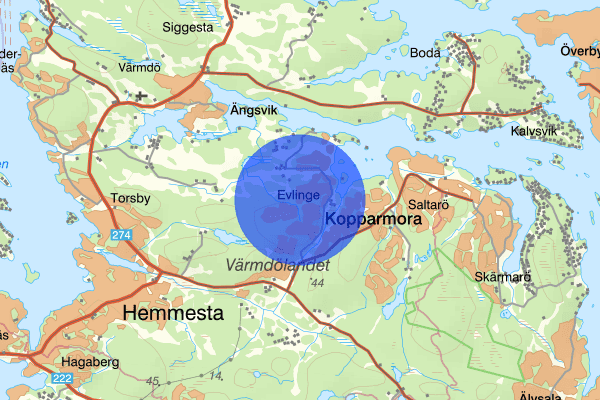 Evlinge 28 juli 02.52, Mordbrand, Värmdö