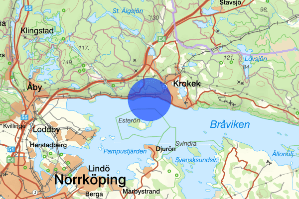 Strandvägen 28 juli 13.20, Trafikolycka, Norrköping