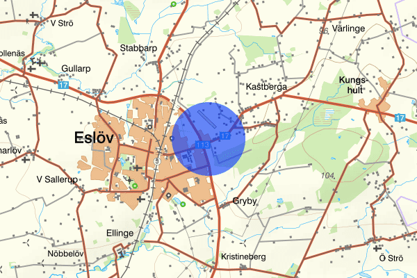 Flygstaden 29 juli 02.02, Bråk, Eslöv