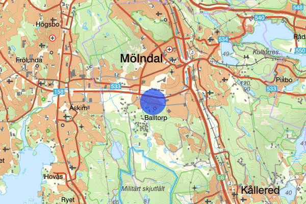 Aminogatan 31 juli 15.31, Trafikolycka, Mölndal