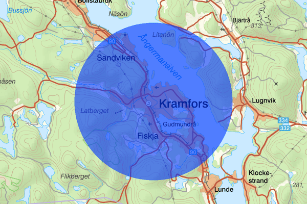 Kramfors 3 augusti 04.52, Försvunnen person, Kramfors