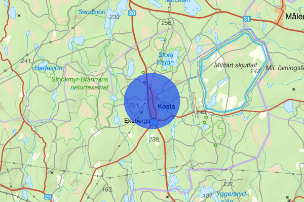 Kosta 4 augusti 03.51, Rattfylleri, Lessebo
