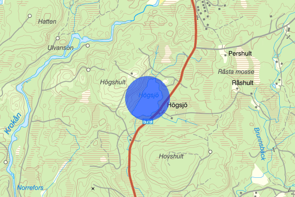 Högsjö 4 augusti 06.28, Sammanfattning kväll och natt, Hallands län