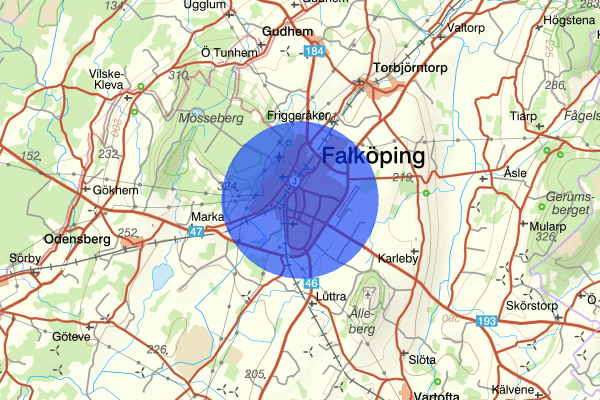 Falköping 4 augusti 05.33, Trafikolycka, Falköping