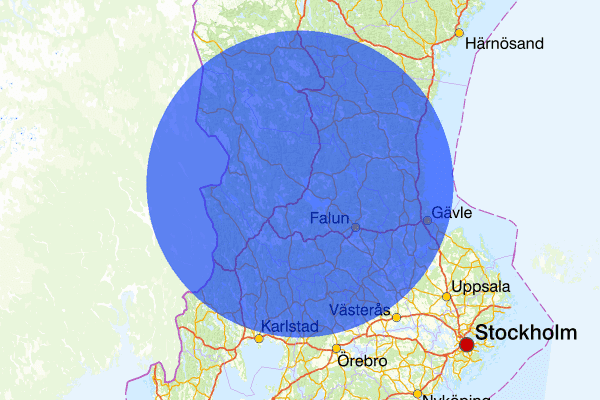 Dalarnas län 4 augusti 07.24, Sammanfattning natt, Dalarnas län