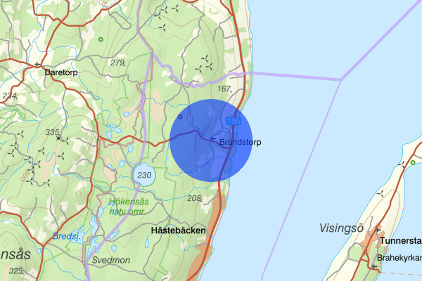 Brandstorp 4 augusti 08.21, Trafikolycka, personskada, Habo