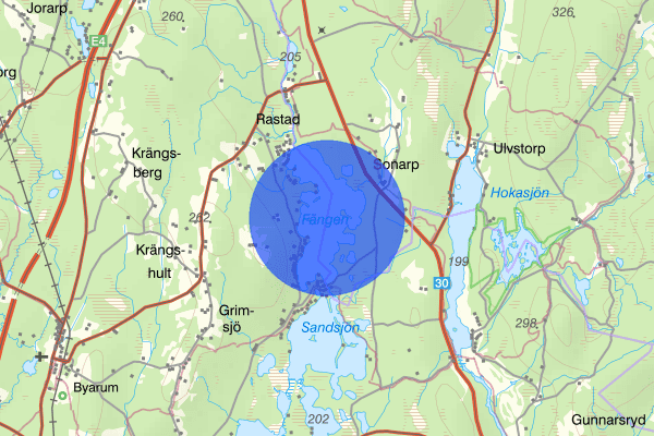 Fängen 4 augusti 13.00, Räddningsinsats, Jönköping