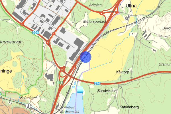 Arninge 4 augusti 16.13, Trafikolycka, personskada, Täby