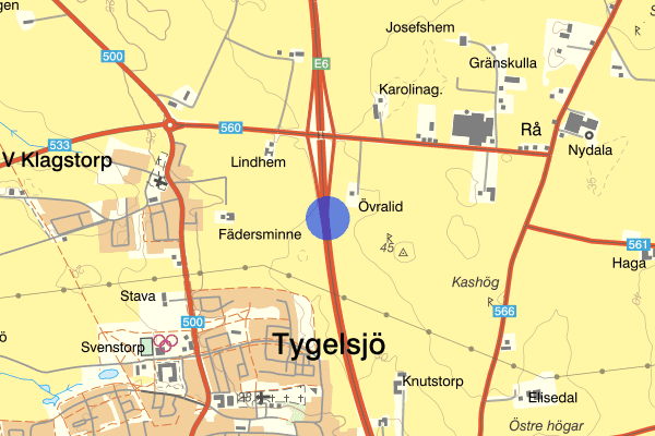 Trafikplats Västra Klagstorp 4 augusti 23.29, Rattfylleri, Vellinge