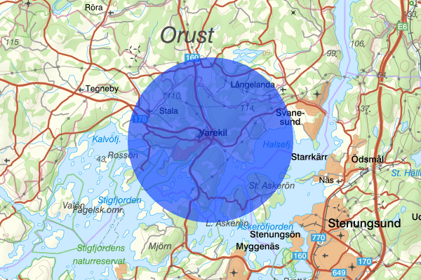 Varekil 5 augusti 10.19, Trafikolycka, Orust