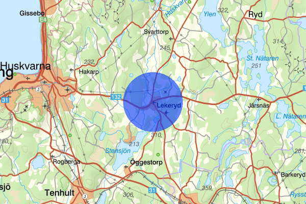Lekeryd 5 augusti 14.39, Trafikolycka, Jönköping