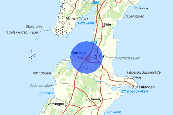 Burgsvik 5 augusti 15.13, Brand, Gotland