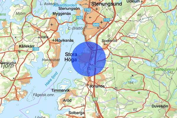 Stora Höga 6 augusti 07.31, Trafikolycka, Stenungsund