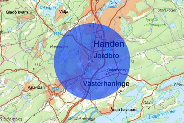Jordbro 6 augusti 08.36, Brand, Haninge