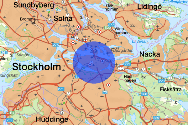 Södermalm 6 augusti 19.50, Kontroll, Stockholm