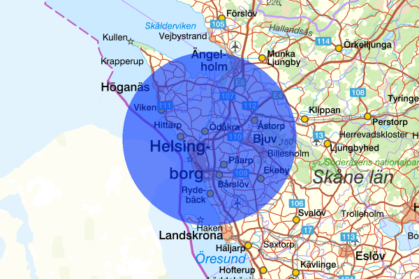  7 augusti 04.41, Misshandel, Helsingborg