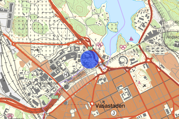 Eugeniatunneln 9 augusti 04.12, Trafikbrott, Solna