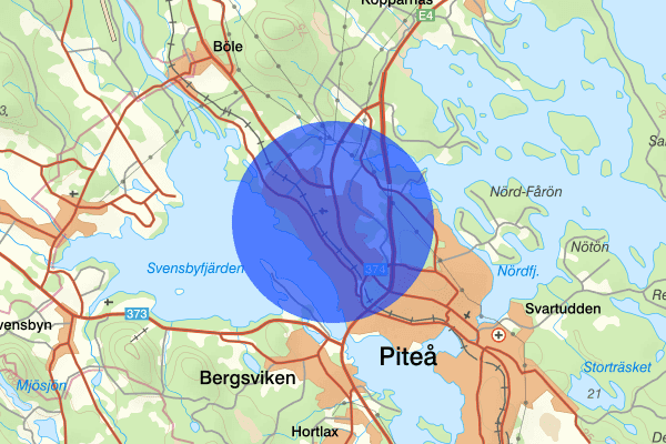 Öjebyn 10 augusti 12.25, Trafikolycka, Piteå