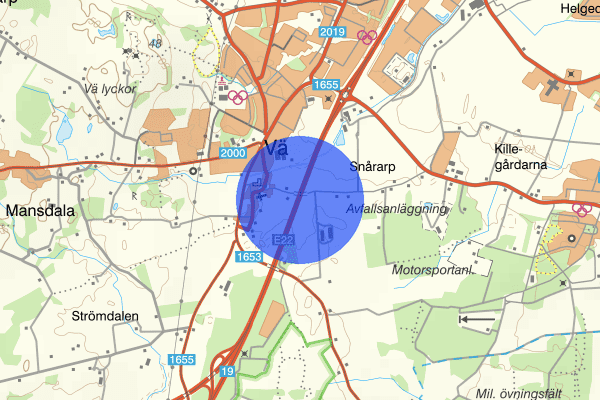 Malmövägen 12 augusti 01.25, Rattfylleri, Kristianstad
