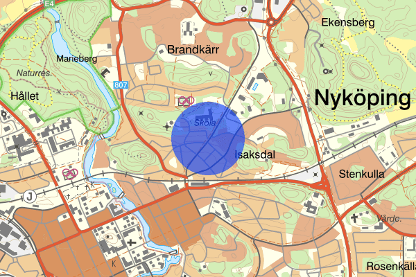 Stockholmsvägen 12 augusti 16.33, Trafikolycka, Nyköping