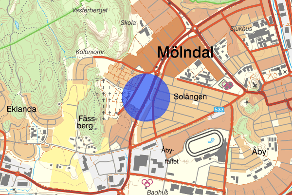 Bifrostgatan 12 augusti 16.31, Trafikolycka, Mölndal