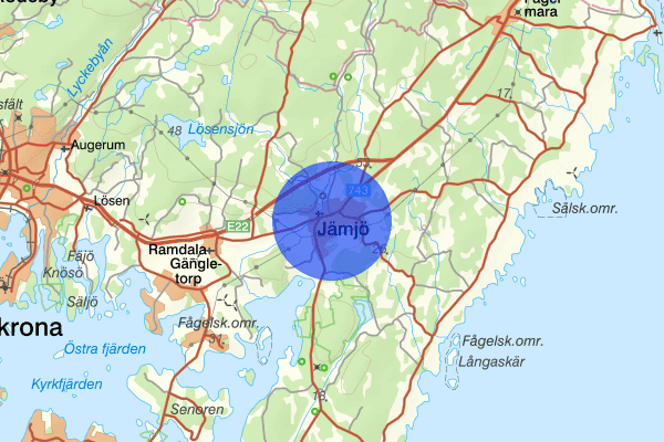 Jämjö 12 augusti 23.44, Skadegörelse, Karlskrona