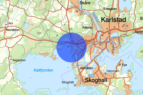 Bergvik 13 augusti 13.47, Rattfylleri, Karlstad