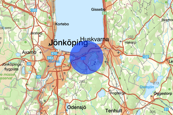 Ekhagen 13 augusti 16.37, Trafikolycka, Jönköping