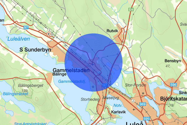 Gammelstad 13 augusti 18.27, Trafikolycka, singel, Luleå